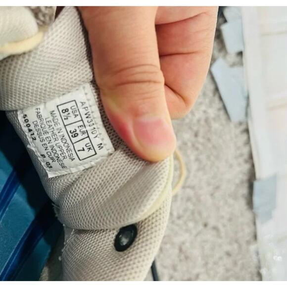 Rock-port DMX cream leather sneakers size 8.5 - Picture 9 of 9